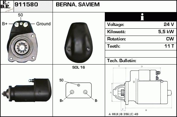 EDR Starter 911821