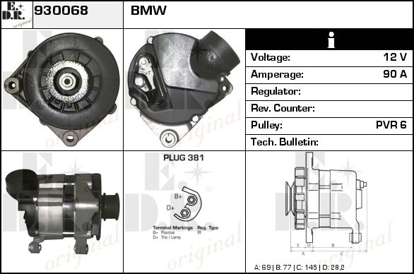 EDR Generaator 930090