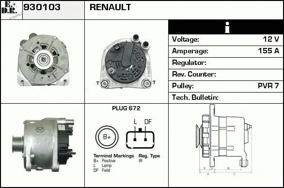 EDR Generaator 930121