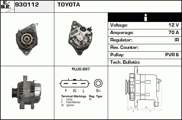 EDR Generaator 930128