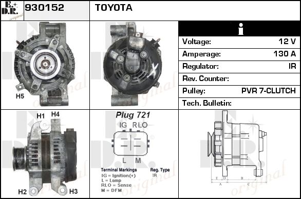 EDR Generaator 930178