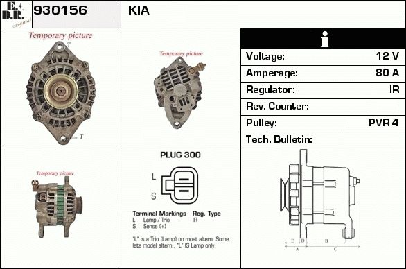 EDR Generaator 930180