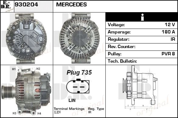 EDR Generaator 930233