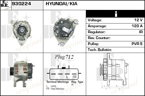 EDR Generaator 930248