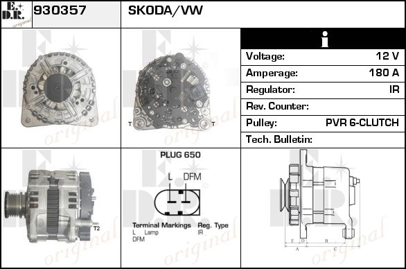 EDR Generaator 930387