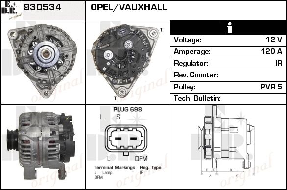 EDR Generaator 930552