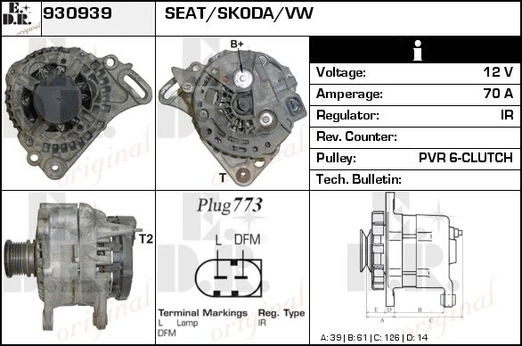 EDR Generaator 930961