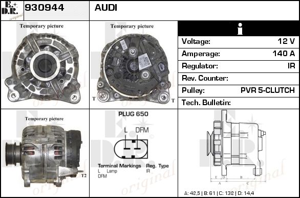 EDR Generaator 930975