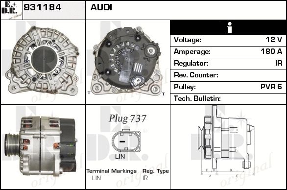 EDR Generaator 931232