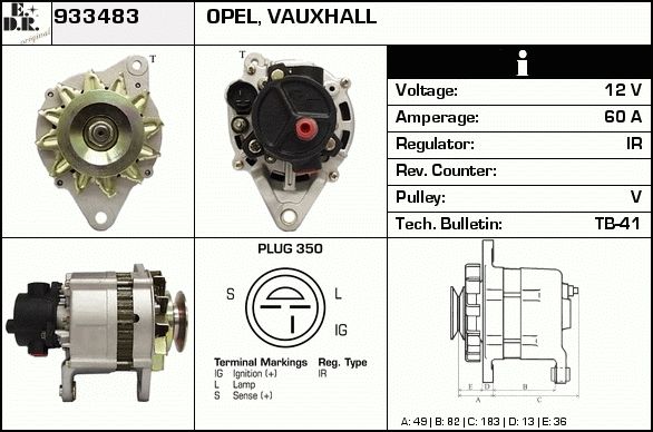 EDR Generaator 933505N