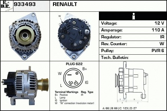 EDR Generaator 933518