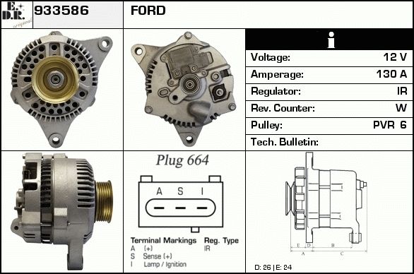 EDR Generaator 933623