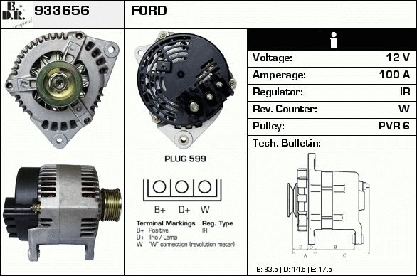 EDR Generaator 933695