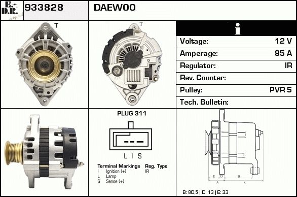 EDR Generaator 933863