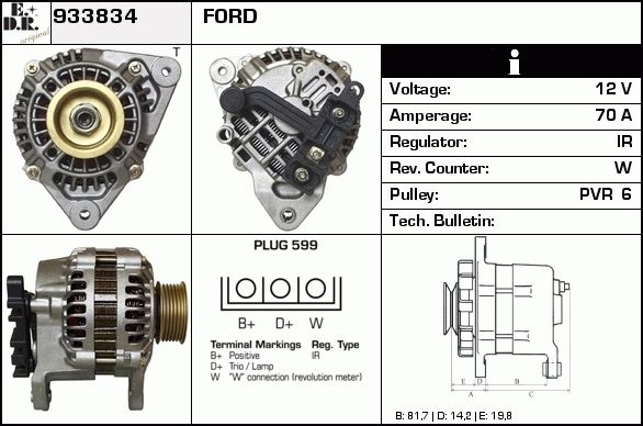 EDR Generaator 933869