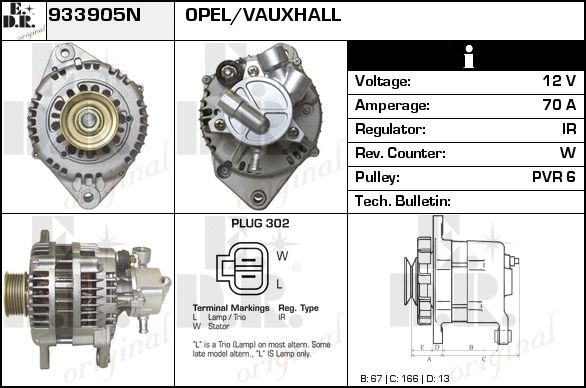 EDR Generaator 933943