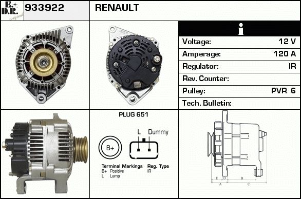 EDR Generaator 933958