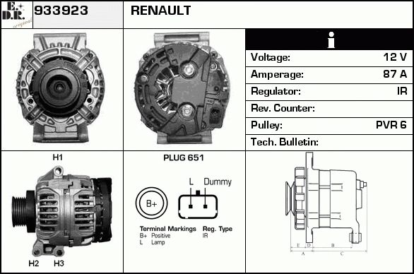 EDR Generaator 933959