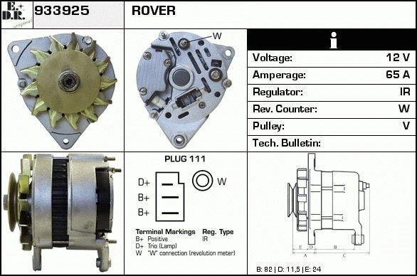 EDR Generaator 933964