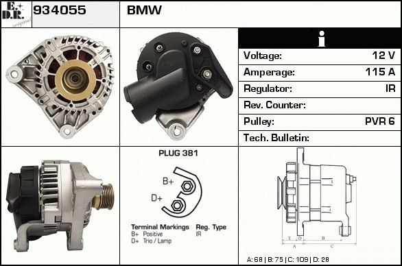 EDR Generaator 934097