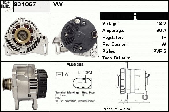 EDR Generaator 934108