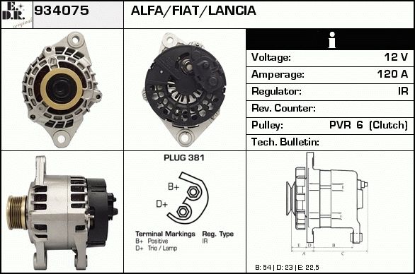 EDR Generaator 934115