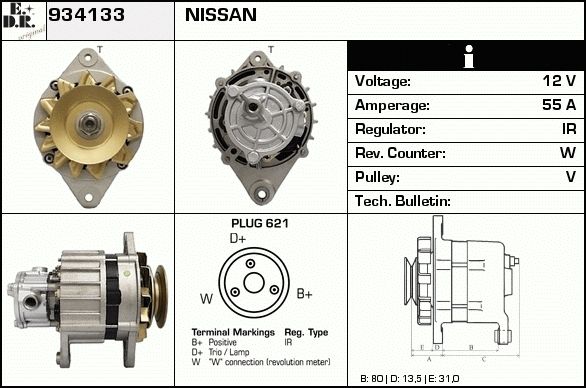 EDR Generaator 934156