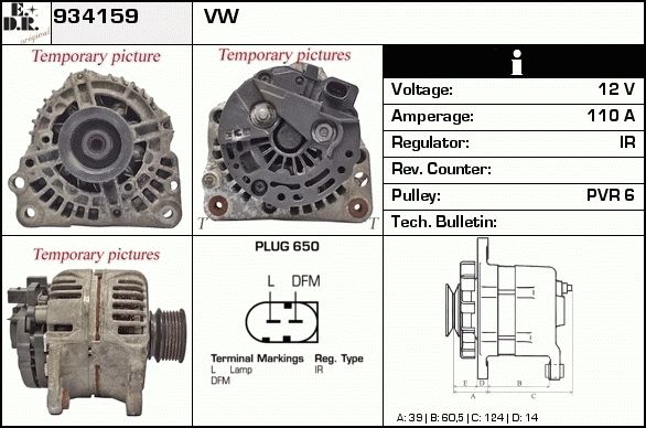 EDR Generaator 934194