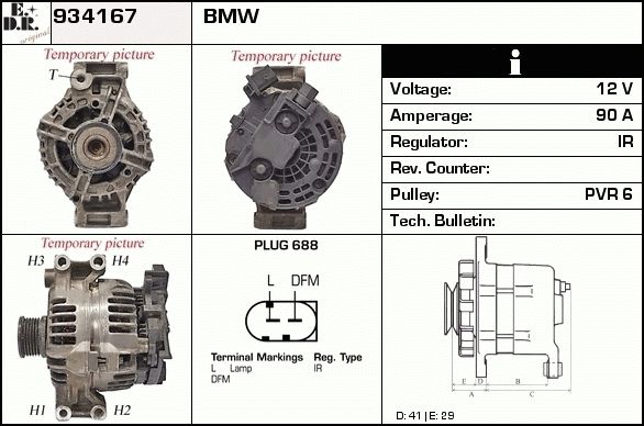 EDR Generaator 934203N