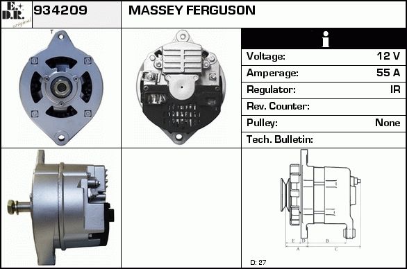 EDR Generaator 934243