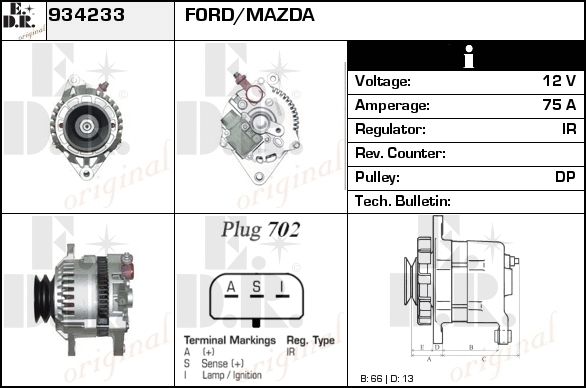 EDR Generaator 934266