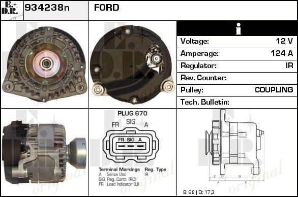 EDR Generaator 934273