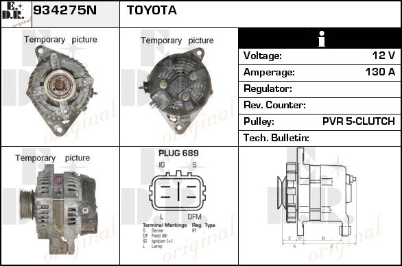 EDR Generaator 934420