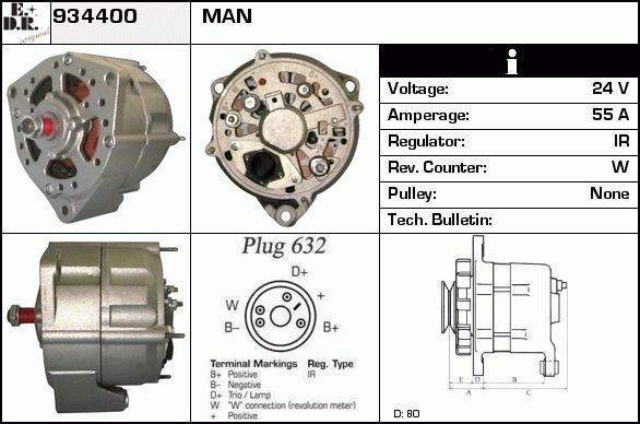 EDR Generaator 934560