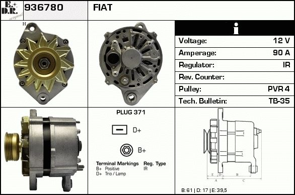 EDR Generaator 937321