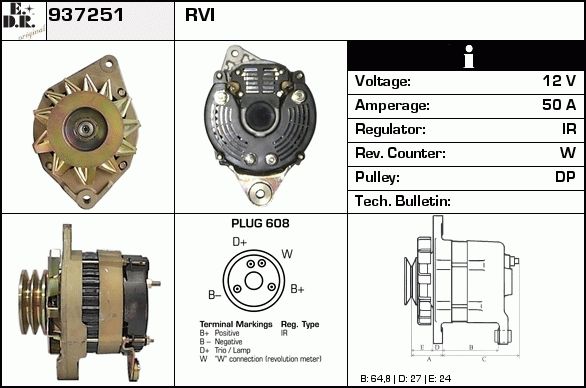 EDR Generaator 938190