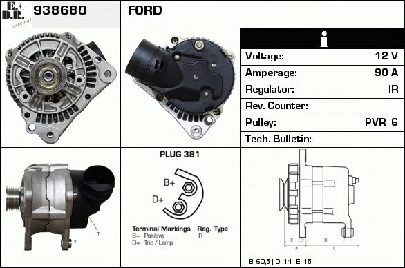 EDR Generaator 939200