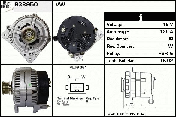 EDR Generaator 939440