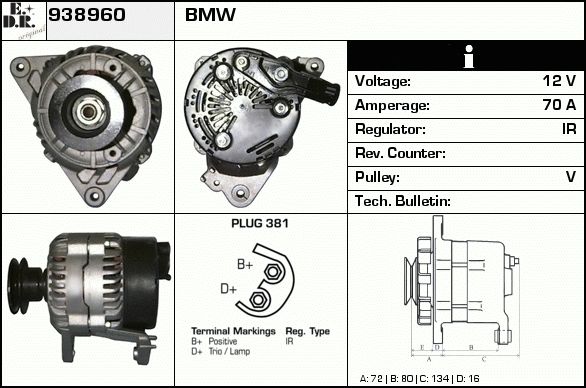 EDR Generaator 939460