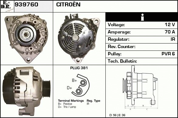 EDR Generaator 940231