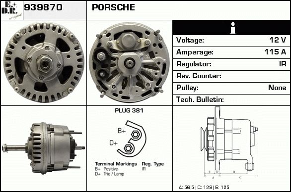 EDR Generaator 940290