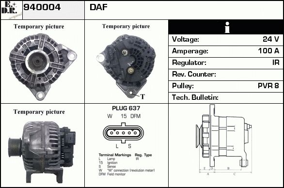EDR Generaator 940380