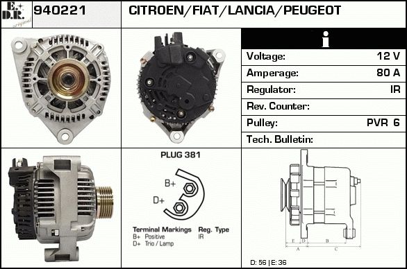 EDR Generaator 940910