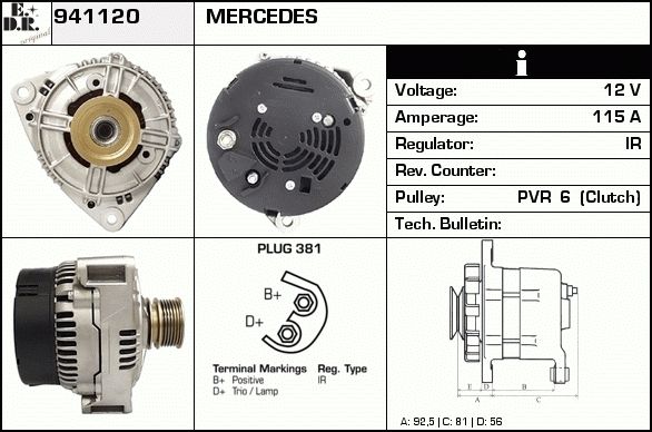 EDR Generaator 941520