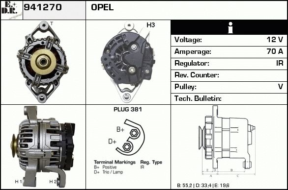 EDR Generaator 941750