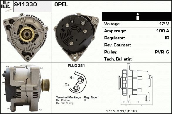 EDR Generaator 941890