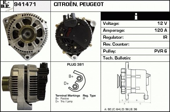 EDR Generaator 941930