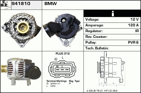 EDR Generaator 942380