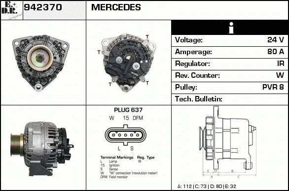 EDR Generaator 942760