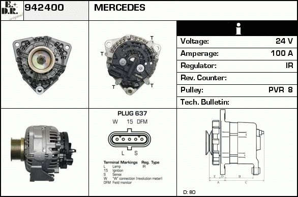 EDR Generaator 942800